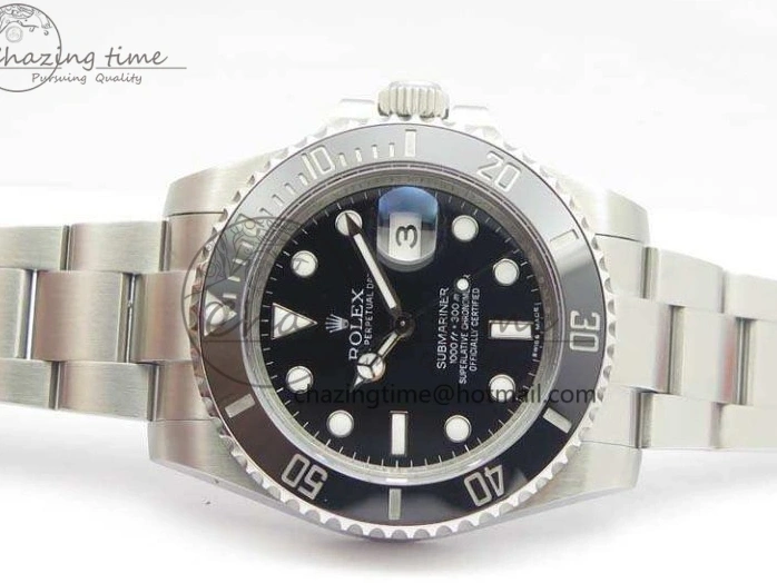MiroTime 0506 Classic Submariner 116610 LN Black Ceramic GMF 1:1 Best Edition 904L SS Case And Bracelet SA 3512